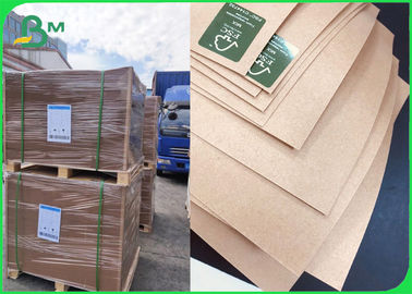 Biodegradable Kraft Paper Brown Color 160GSM For Shopping Bags