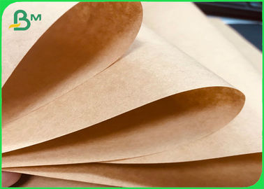 High Tear Resistance Brown Sack Kraft Paper 90GSM For Bags Making