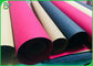 0.55mm Hard Structure Washable Kraft Fabric For Handbags Material