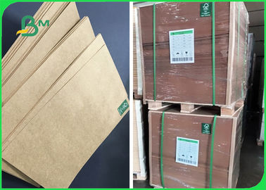 80g 100g 120g High Stiffness Brown Kraft Paper For Packing Rice 70 * 100cm