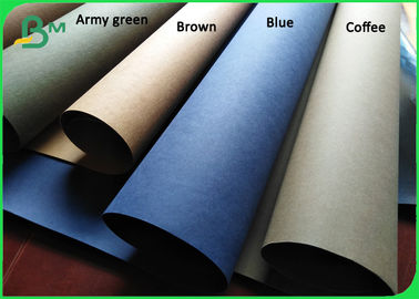 Good Wear Resistance Kraft Paper Fabric Brown Color For Tote Bags