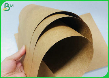 100% Virgin Pulp 135g 170g 250g Brown Kraft Paper Reel For Gift Carton Box