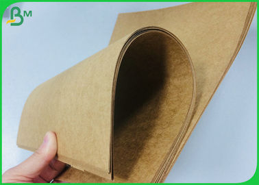 100% Virgin Pulp 135g 170g 250g Brown Kraft Paper Reel For Gift Carton Box