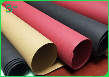 Waterproof Washable Kraft Paper Fabric 0.55mm / 0.7mm Thickness For Bags