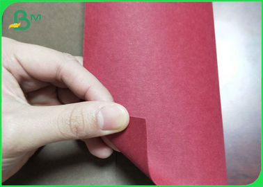 0.55mm Washable Kraft Paper Fabric For Making Bag Tear Resistant