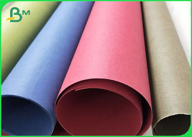 0.55mm Washable Kraft Paper Fabric For Making Bag Tear Resistant