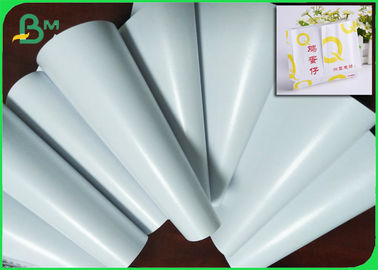 PE Laminated White Paper Glossy Coated Base Paper 80gsm + 10g