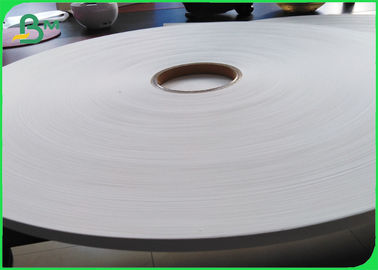 Bulk Straw Pipe Wrapping Paper Plain White 24gsm 28gsm 32mm Rolls