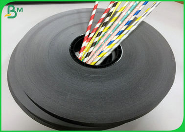 60G 15mm Solid Black Slit Paper Roll With FDA Certification Approved