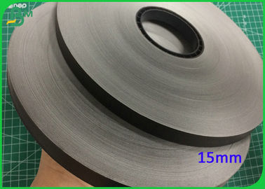 60G 15mm Solid Black Slit Paper Roll With FDA Certification Approved