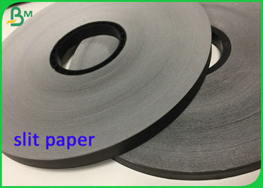 60G 15mm Solid Black Slit Paper Roll With FDA Certification Approved