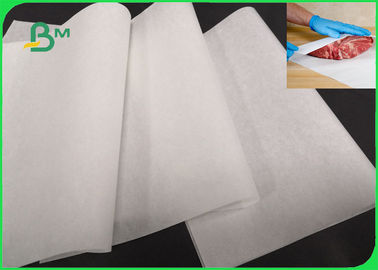 40gsm 50gsm White Freezer Paper Roll For Meat Package Food Grade 24'' x 1000'