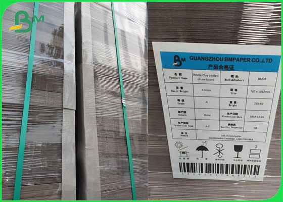 0.4mm - 3mm Thickness Grey Cardboard Sheets For 40 Feet Container