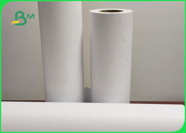 High Whiteness 60g 70g 80g CAD Plotter Paper Rolls For Garment Cutting Room