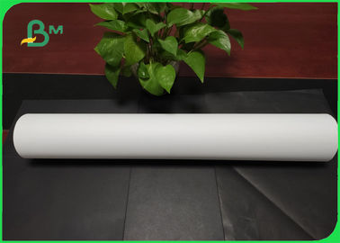 100% Virgin Pulp 80gsm CAD Plotter Paper Roll For Engineering Drawing Smooth