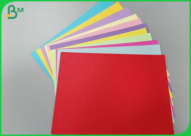 210GSM Uncoated colour  Pulp Board For Making DIY Material Eco Friendly