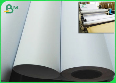 60gsm CAD Inkjet Engineering Bond Paper 20lb 67 Inch Rolls Uncoated Paper