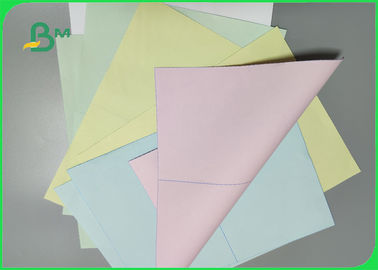 Uncoated 48g 50g Color Carbonless Paper Sheet For Bank Smooth