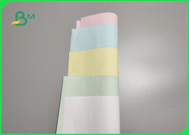 CB CFB CF Printed Carbonless Copy Paper Jumbo Roll For Invoice High Tightness