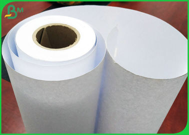 80GSM Eco - Friendly 2 Inch Core Roll Plotter Maker Paper For Inkjet Printing