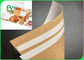 Food Grade &amp; Greaseproof PE Coated Kraft Paper For Pakaging Fast Food 300g 325g