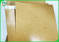 Waterproof 15g Glossy PE Laminated 250G Food Contact Kraft Paper For Packaging Carton