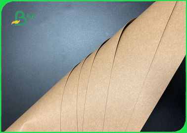 Recyclable & Moisture Proof 126g 160g 200g Brown Kraft Paper Roll For Package