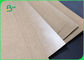 350gsm + 15g PE Coated Brown Kraft Paper For Takeaway Food Boxes Waterproof
