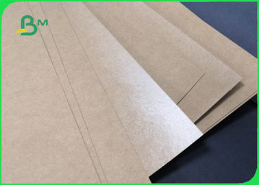 350gsm + 15g PE Coated Brown Kraft Paper For Takeaway Food Boxes Waterproof