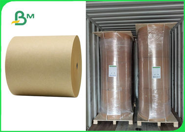 350gsm + 15g PE Coated Brown Kraft Paper For Takeaway Food Boxes Waterproof