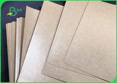 350gsm + 15g PE Coated Brown Kraft Paper For Takeaway Food Boxes Waterproof