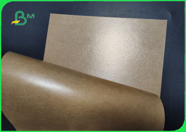 High Stiffiness 45gsm Coating Brown Kraft Paper Roll For Food Packaging