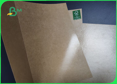 High Stiffiness 45gsm Coating Brown Kraft Paper Roll For Food Packaging