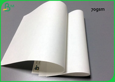 Fully Bio Compostable 70gsm Bleach Paper Roll For Takeaway Packaging Bags