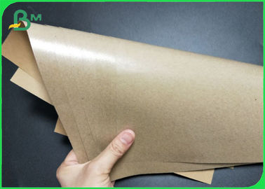 Oilproof 10g - 15g PE Coated Craft Paper For Food Box Brown / White