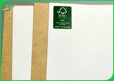 300g 325g White Face Kraft Liner Board For Food Grade Package