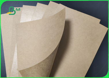 Food Grade 300gsm 350gsm Brown Kraft Paper For Lunch Boxes Waterproof