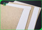 325g 365g White Coated Kraft Back Board For Take Away Boxes Food Safe