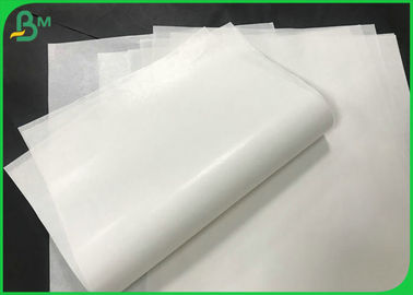 Single Side Gloss Mg Paper 30G To 60G White Bleached Kraft Paper Reel 90cm