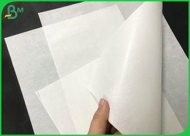 Single Side Gloss Mg Paper 30G To 60G White Bleached Kraft Paper Reel 90cm