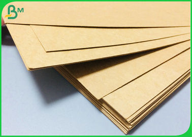 Food Grade Brown Kraft Paper For Take Away Boxes Tear Resistant 300gsm 350gsm