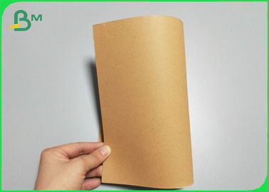 80g - 300g Brown Kraft Paper For Bags Wood Pulp Environmentally Friendly