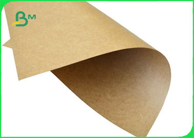 Food Grade Brown Kraft Paper For Take Away Boxes Tear Resistant 300gsm 350gsm