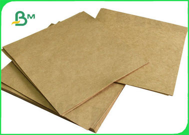 Food Grade Brown Kraft Paper For Take Away Boxes Tear Resistant 300gsm 350gsm