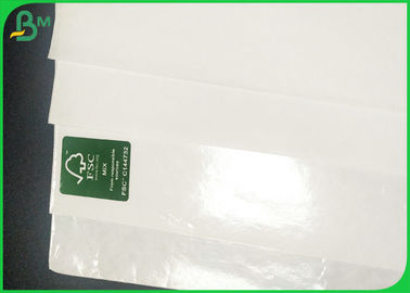 Folding Resistance 70gsm 80gsm White Kraft Paper Roll Gor Food Grade Boxes