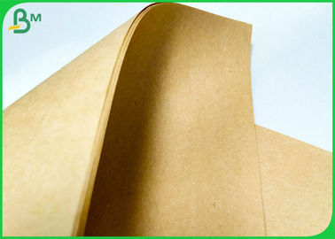 Good Stiffness Virgin Wood Pulp 40gsm Brown Kraft Paper For Making Paper Bags