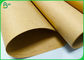 Good Stiffness Virgin Wood Pulp 40gsm Brown Kraft Paper For Making Paper Bags