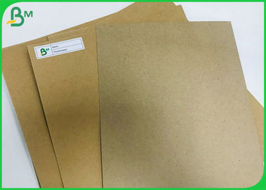 Recycled Pulp 200g 220g Brown color Kraft Liner Paper Roll For Making Carton