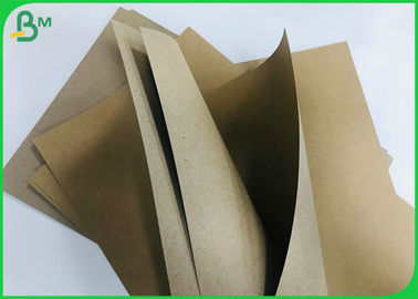 Recycled Pulp 200g 220g Brown color Kraft Liner Paper Roll For Making Carton