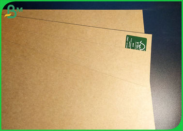 High Stiffness 126gsm Recycled Brown Kraft Paper For Making Wrapping Boxes